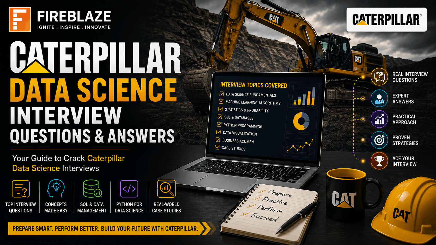 Caterpillar Data Science Interview Questions and Answers (2026 Guide)