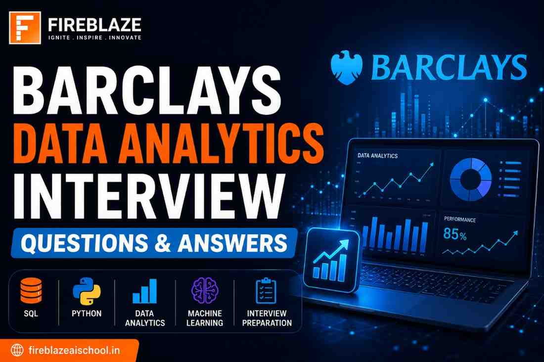 Barclays Data Analytics Interview Questions and Answers (2026 Guide)