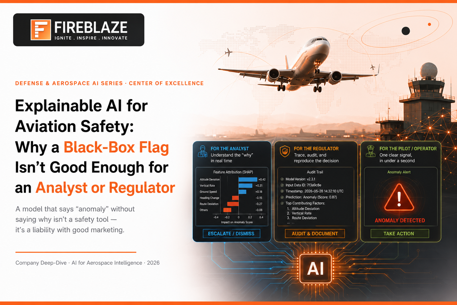 Explainable AI for Aviation Safety: Why a Black-Box Flag Isn't Good Enough for an Analyst or Regulator