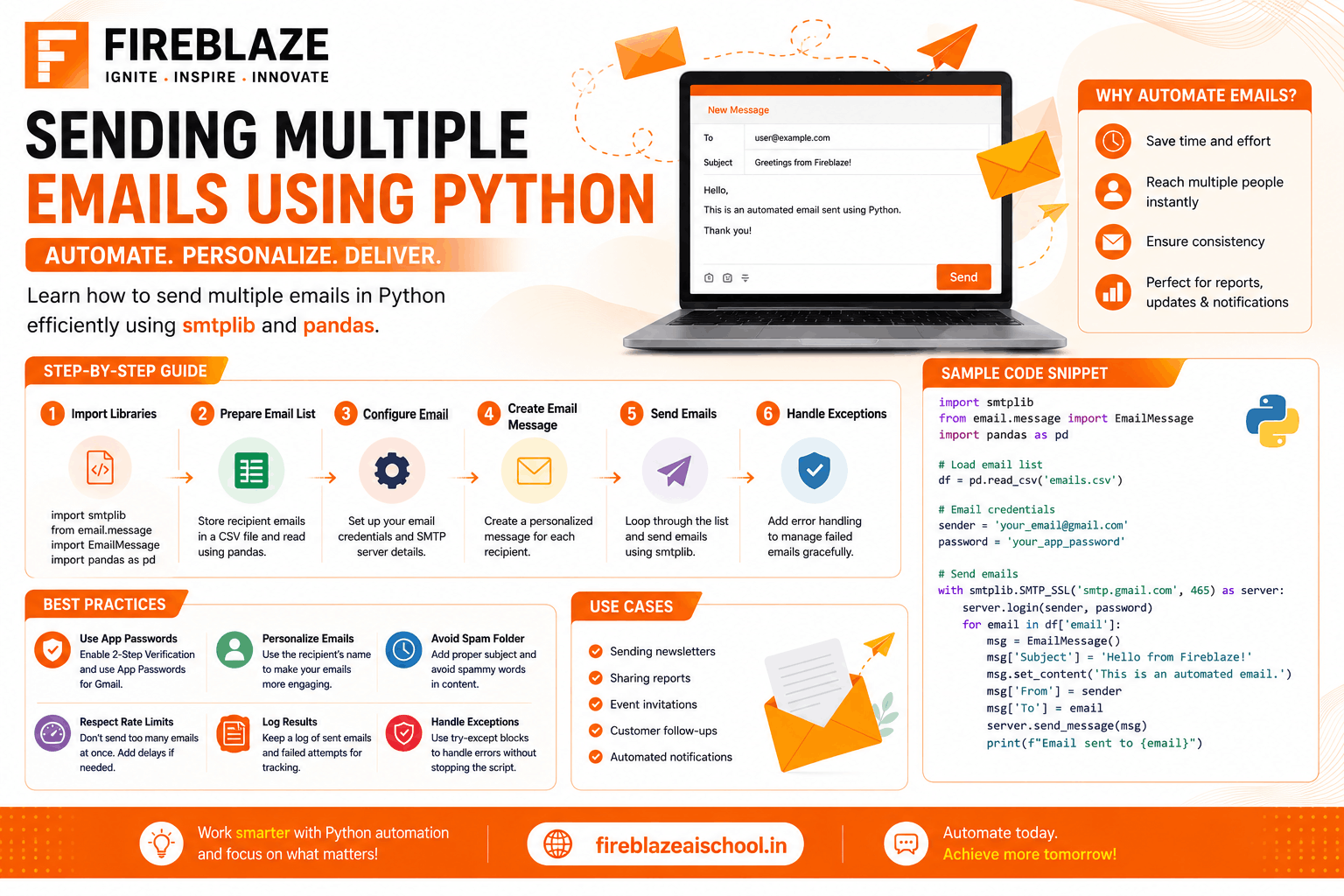 Sending Multiple Emails Using Python: A Complete Beginner's Guide