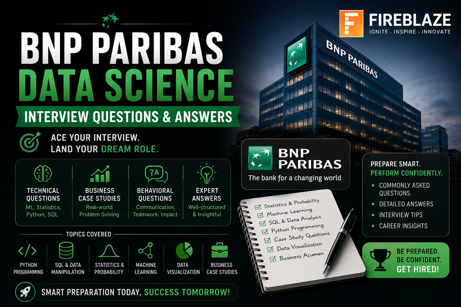 BNP Paribas Data Science Interview Questions and Answers (2026 Guide)