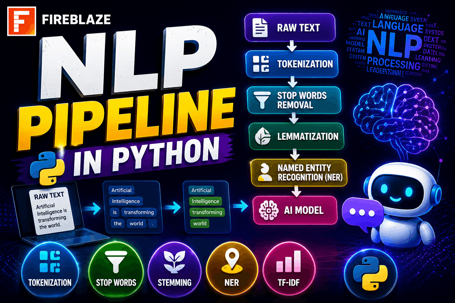 Coding the NLP Pipeline in Python: Complete Beginner’s Guide