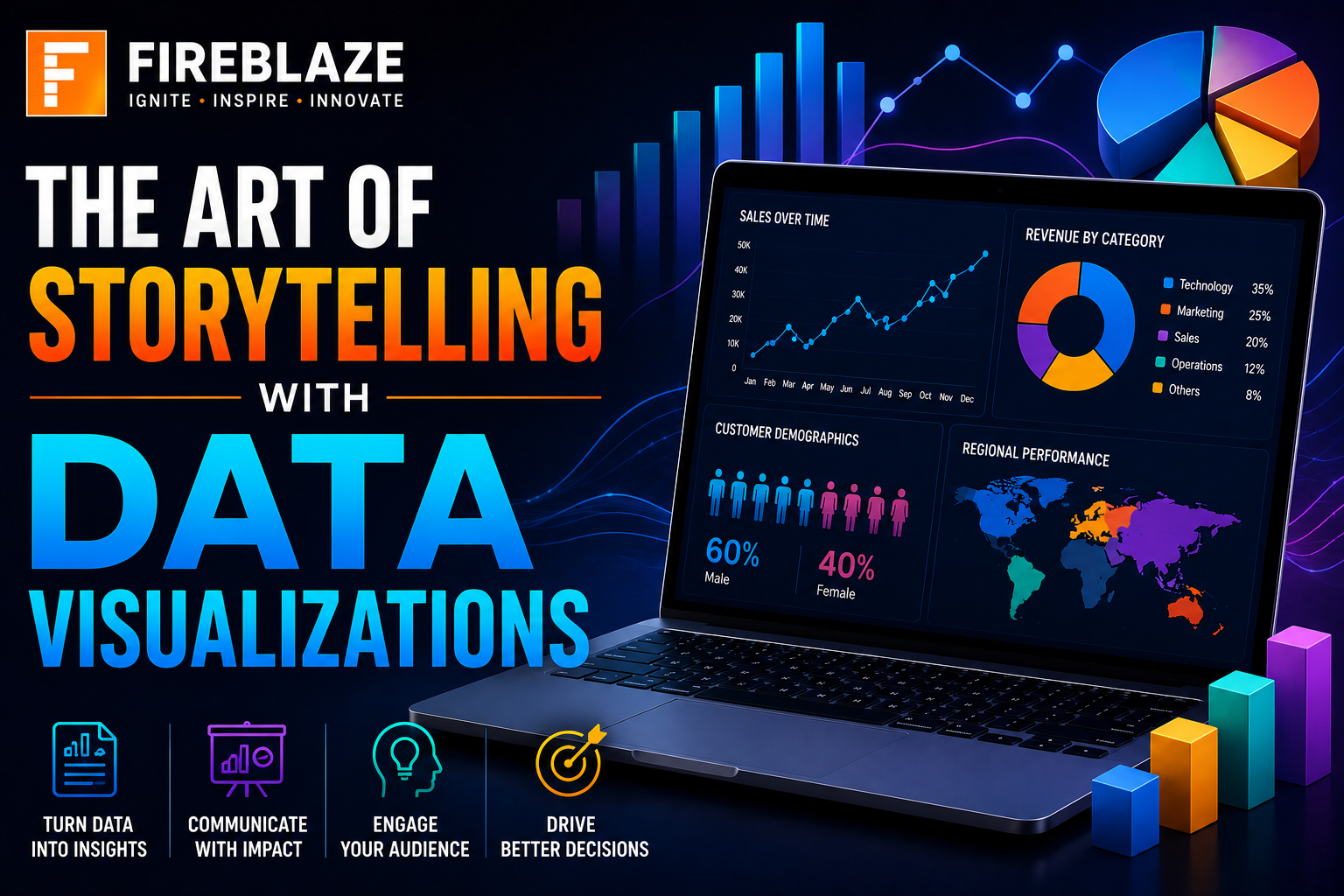 The Art of Storytelling with Data Visualizations: Turning Data into Meaningful Insights