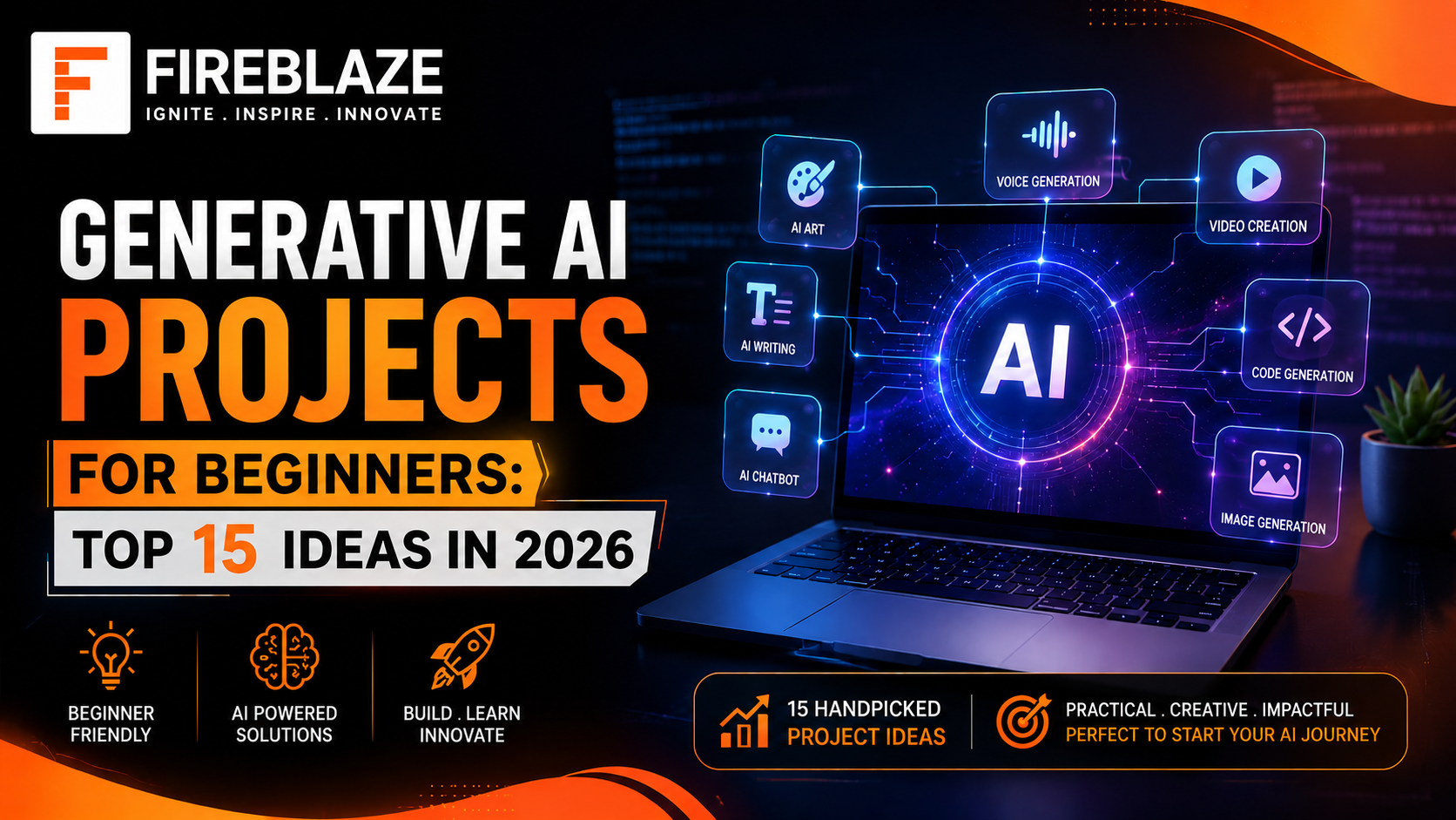 Generative AI Projects for Beginners: Top 15 Ideas in 2026