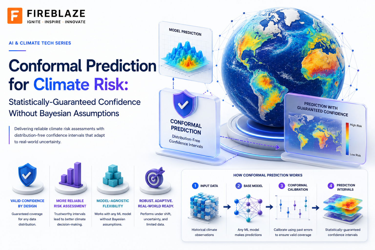 Conformal Prediction for Climate Risk: Statistically-Guaranteed Confidence Without Bayesian Assumptions