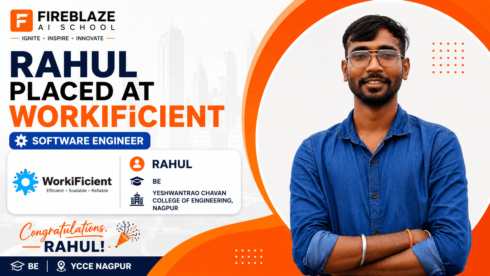 How Rahul Turned His Engineering Journey into a Career Opportunity at Workificient