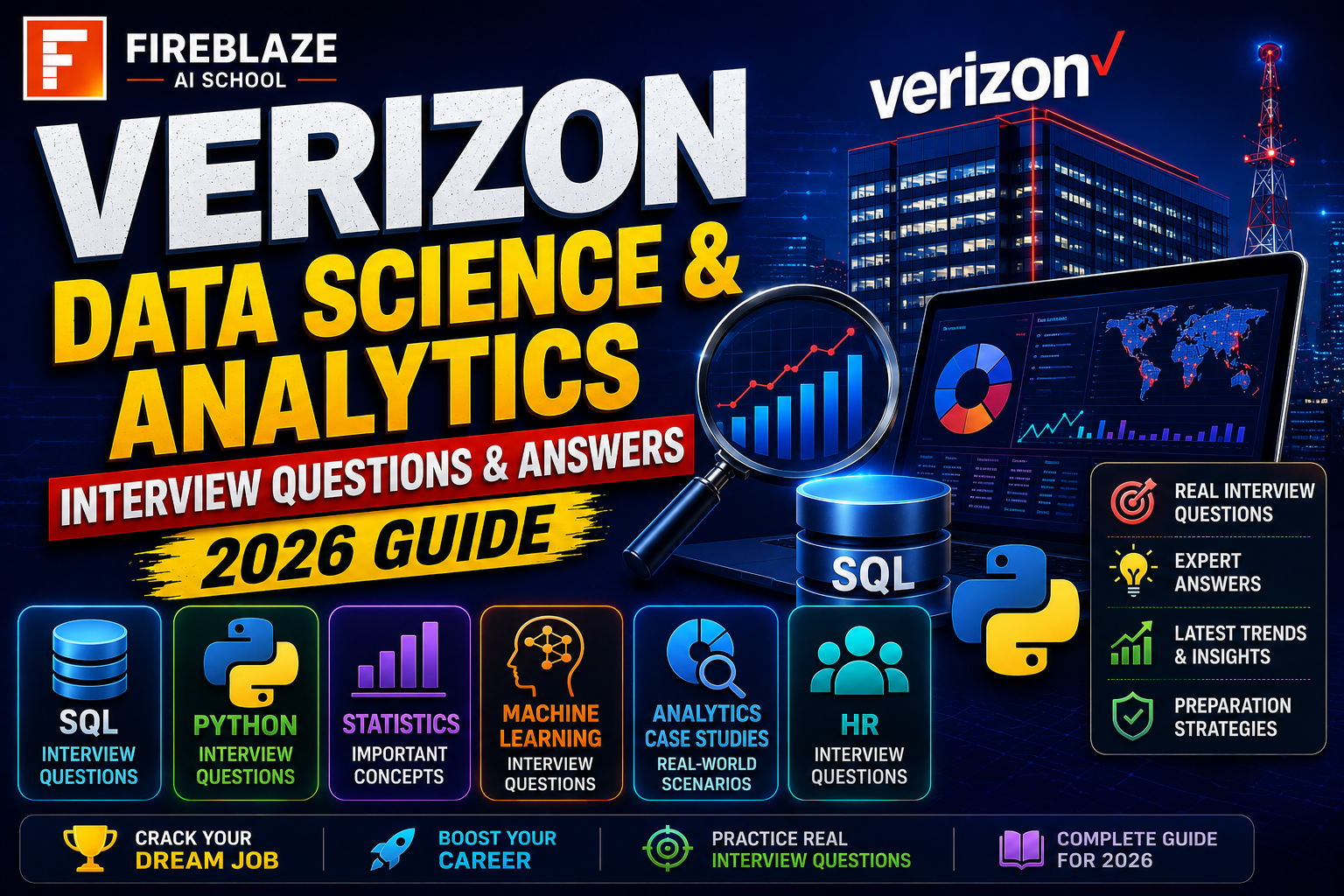 Verizon Data Science and Analytics Interview Questions and Answers (2026 Guide)