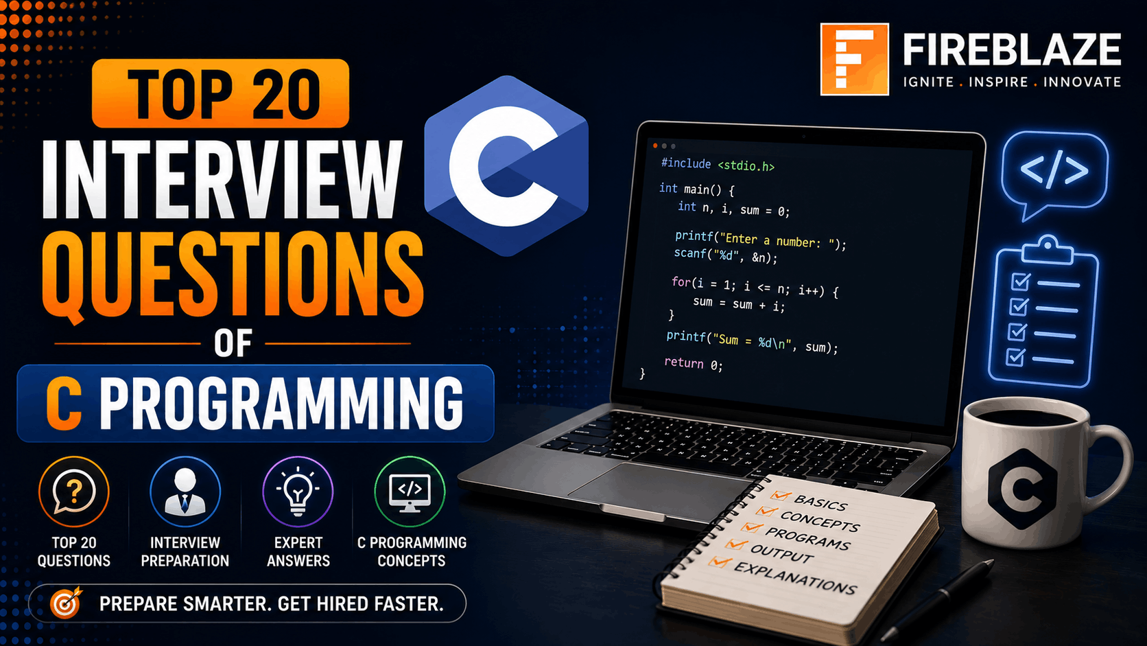 Top 20 C Programming Interview Questions and Answers for Beginners and Professionals