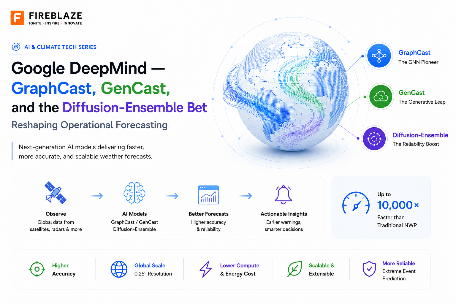 Google DeepMind: GraphCast, GenCast & the Future of AI Weather Forecasting