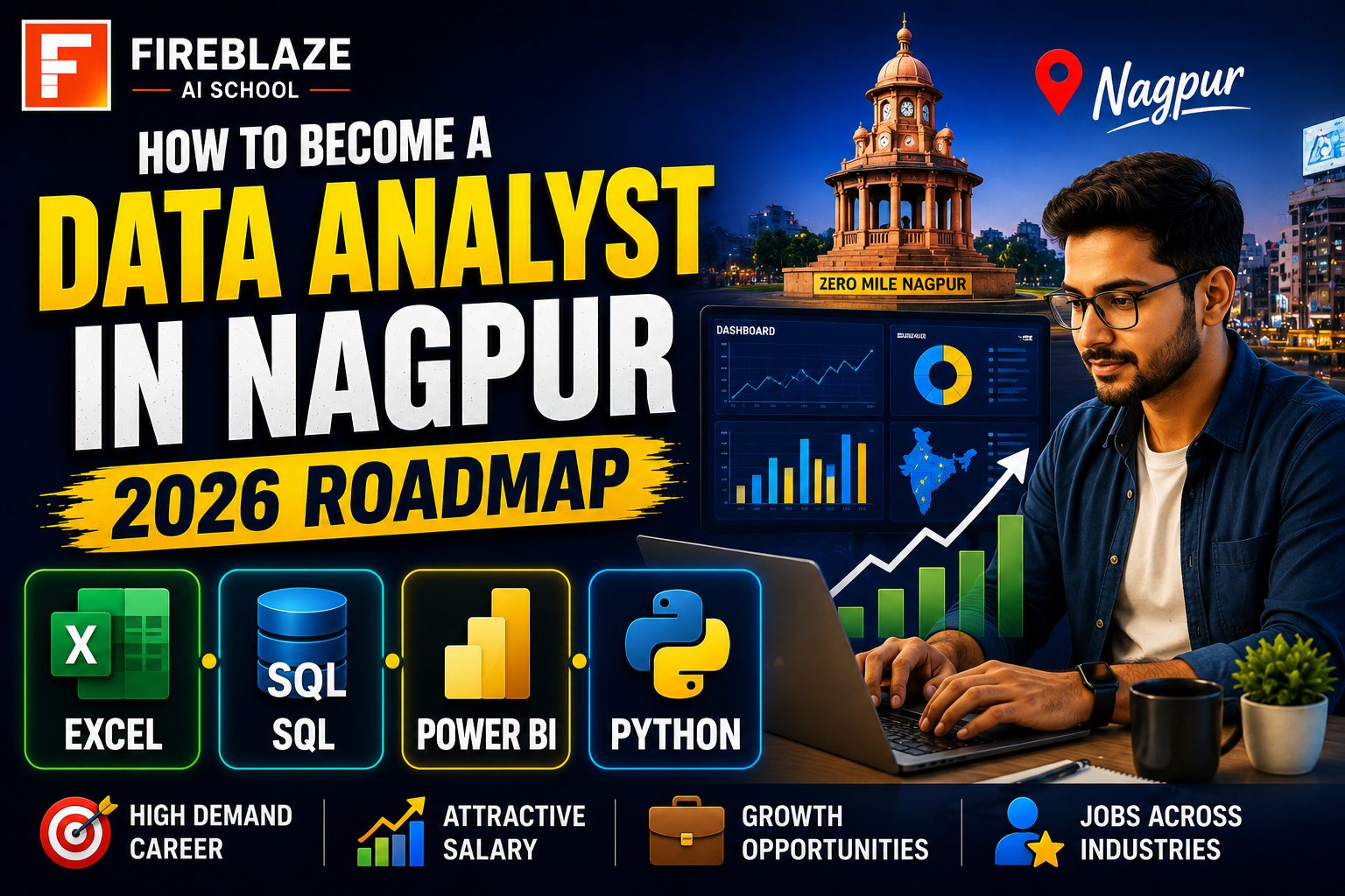 How to Become a Data Analyst in Nagpur in 2026: Complete Career Roadmap