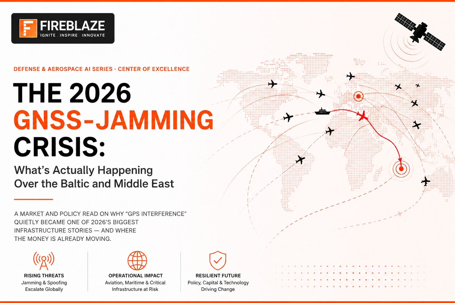 The 2026 GNSS-Jamming Crisis: What's Actually Happening Over the Baltic and Middle East
